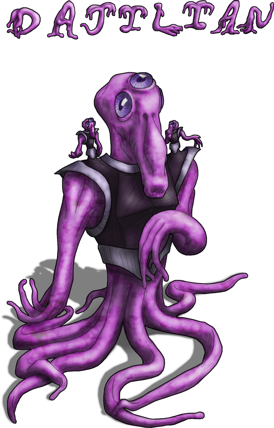 Dajilian - It has two torsos growing out of its shoulders. One speaks all of his logical thoughts, and the other vocalizes his imagination.