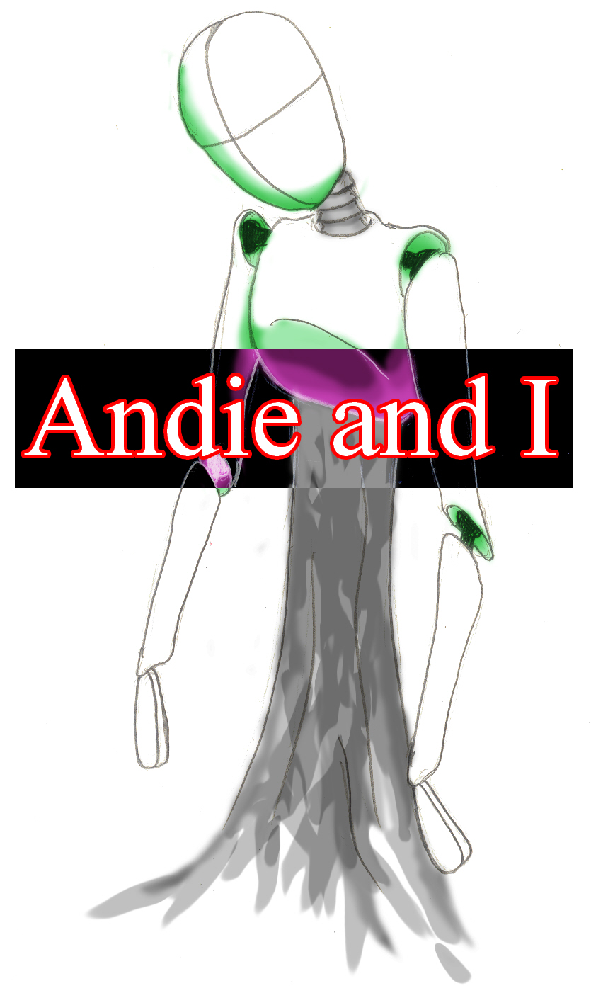 Andie and I - This is the cover I created for my story 'Andie and I' when I published it through Barnes and Noble.